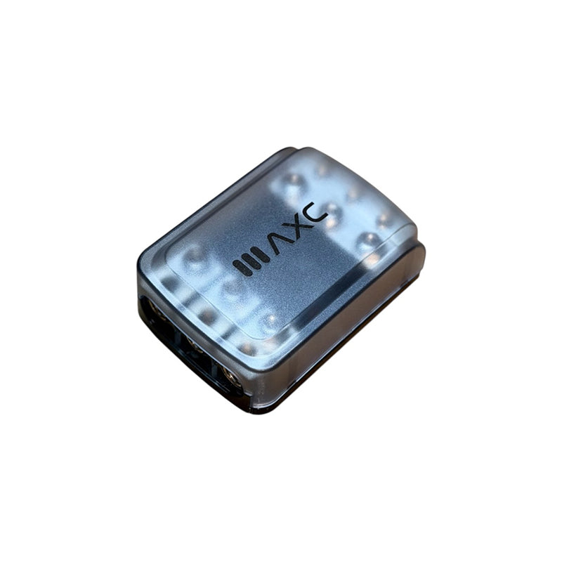 Metal fused distribution block with side studs and printed label, compact power connector