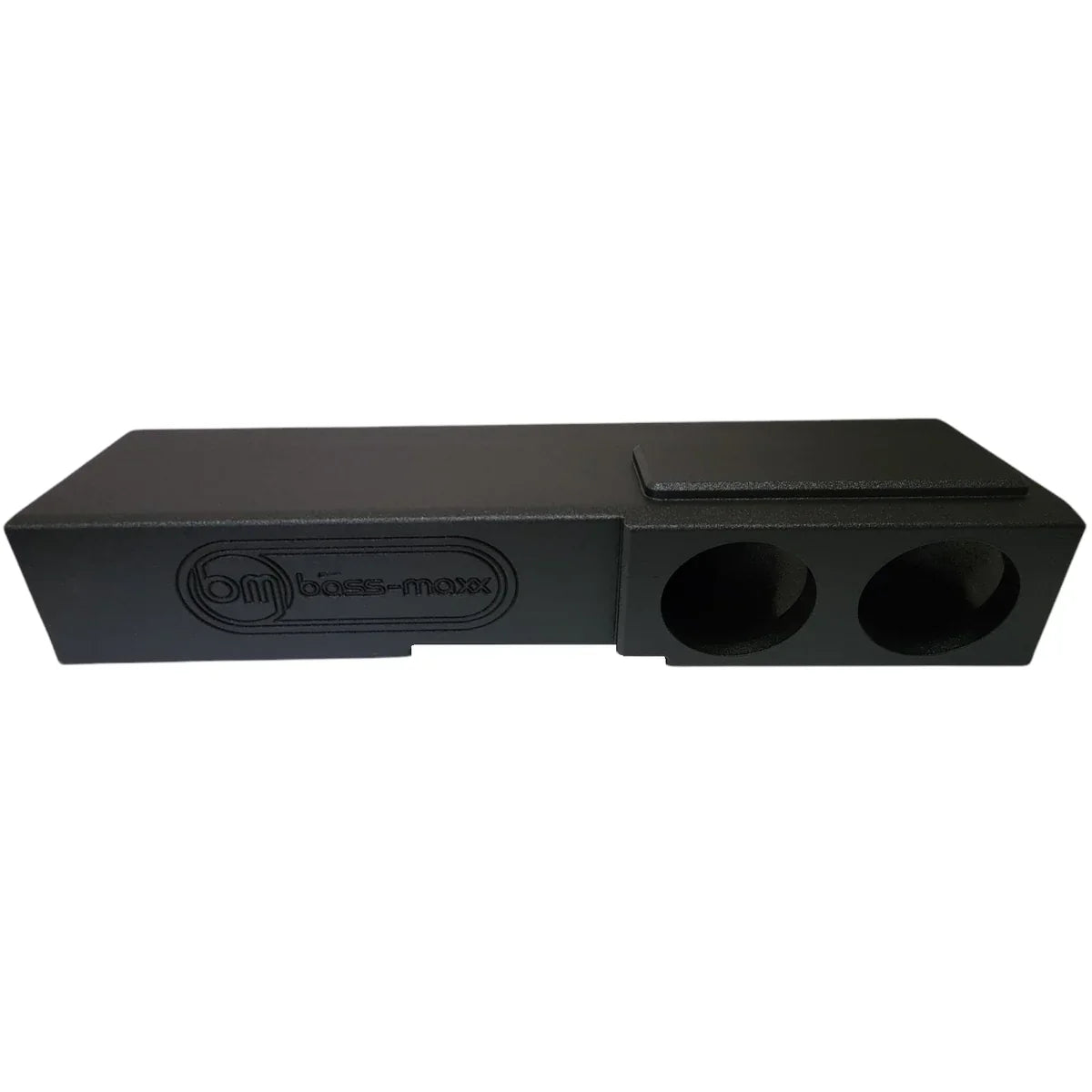 Sundown Audio dual 8-inch subwoofer box with two round port openings