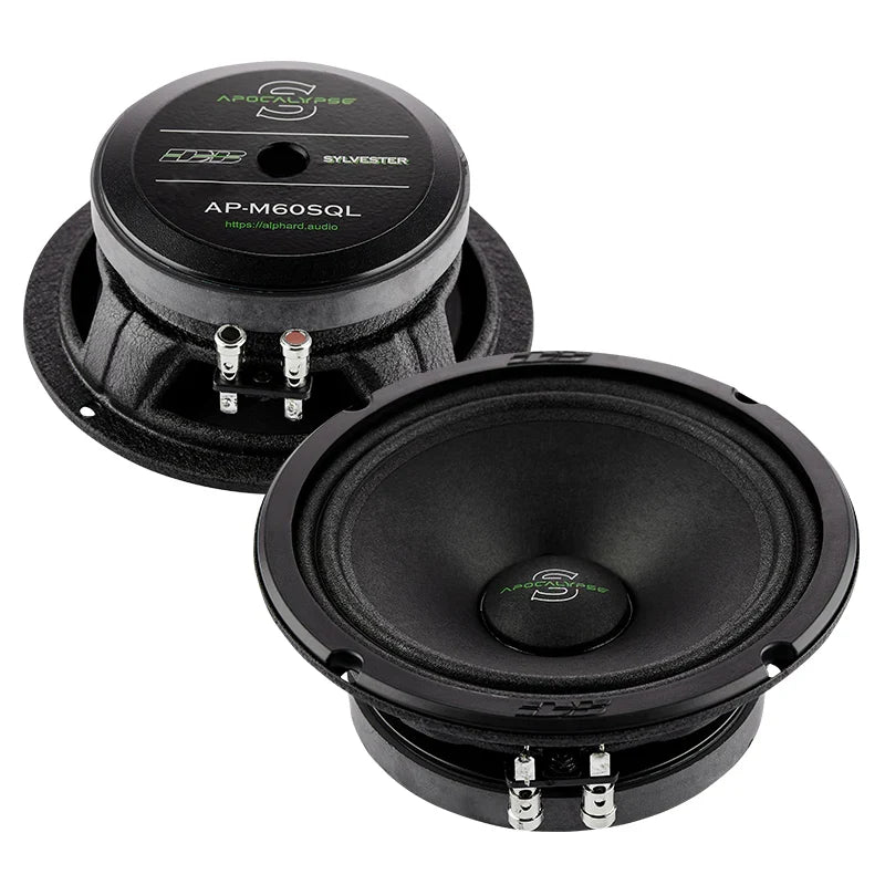 REFURBISHED GRADE A/B | Apocalypse AP-M60SQL | 6.5" Mid-Range Speakers (Pair)