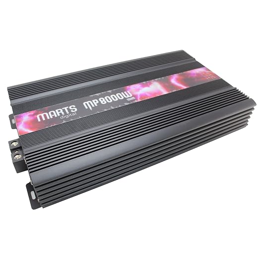 Marts Digital Premium Monoblock Amplifier 8K Watts 1-Ohm Class-D MP-8000-1