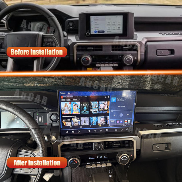AUCAR Android 16″ Car Radio GPS Navigation For Toyota Tacoma/4Runner 2024-2026