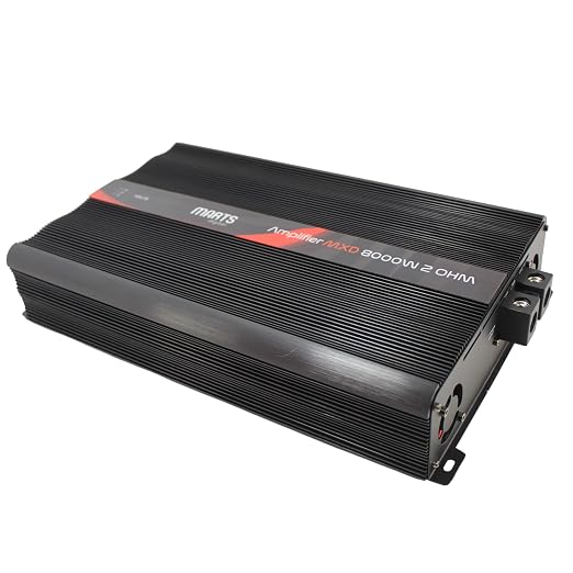 Marts Digital Amplifier Monoblock Full Range Class D 8000 W 2 ohm MXD-8000W-2