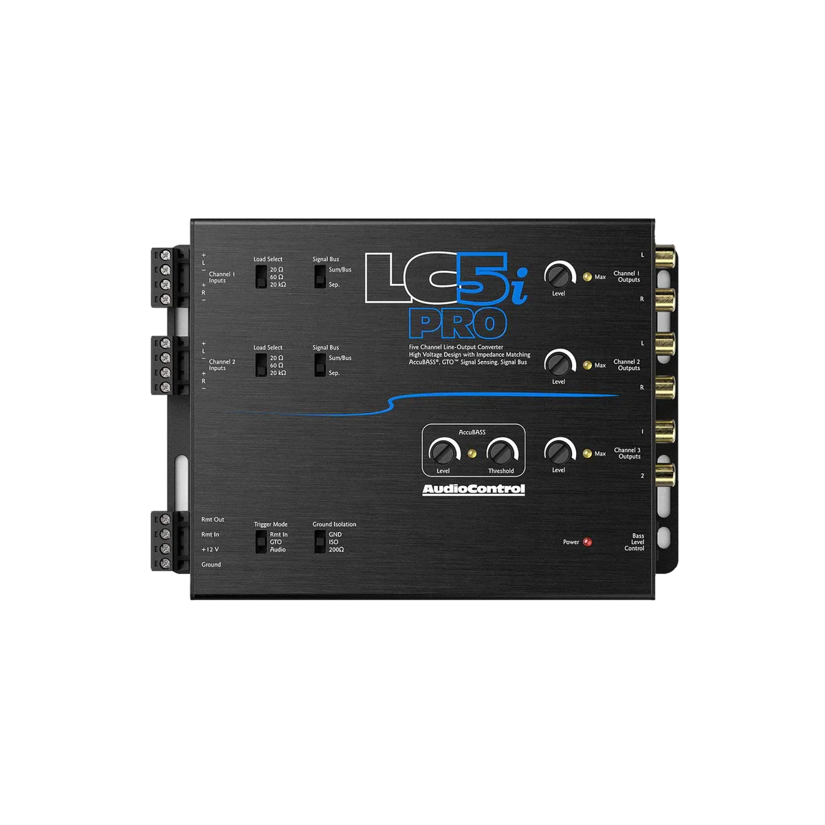 AudioControl LC5i PRO 5-Channel 400W Line Out Converter w/ Accubass & Remote