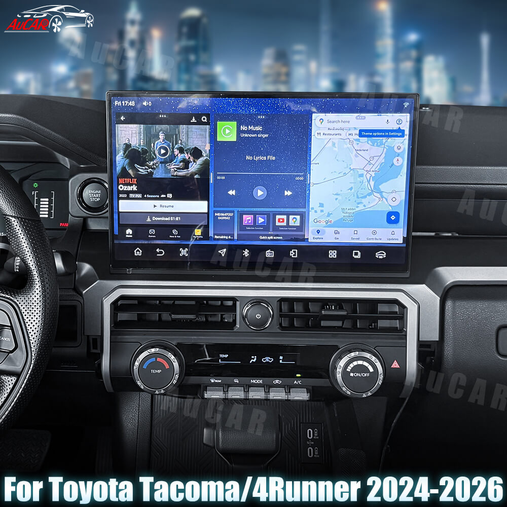 AUCAR Android 16″ Car Radio GPS Navigation For Toyota Tacoma/4Runner 2024-2026