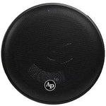 6.5-inch 2-way coaxial speaker with black mesh grille and center Audiopipe logo