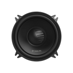 Black round car speaker woofer with Orion logo and vented center grille