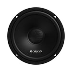 Black 6.5-inch woofer speaker cone with center dust cap and mounting holes