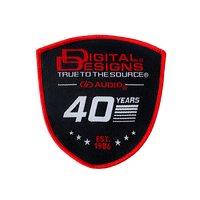 DD 40th Anniversary Woven Patch
