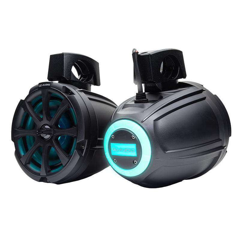 MCA-106b 6.5" Marine Can Speakers with Amp and LED (pair)