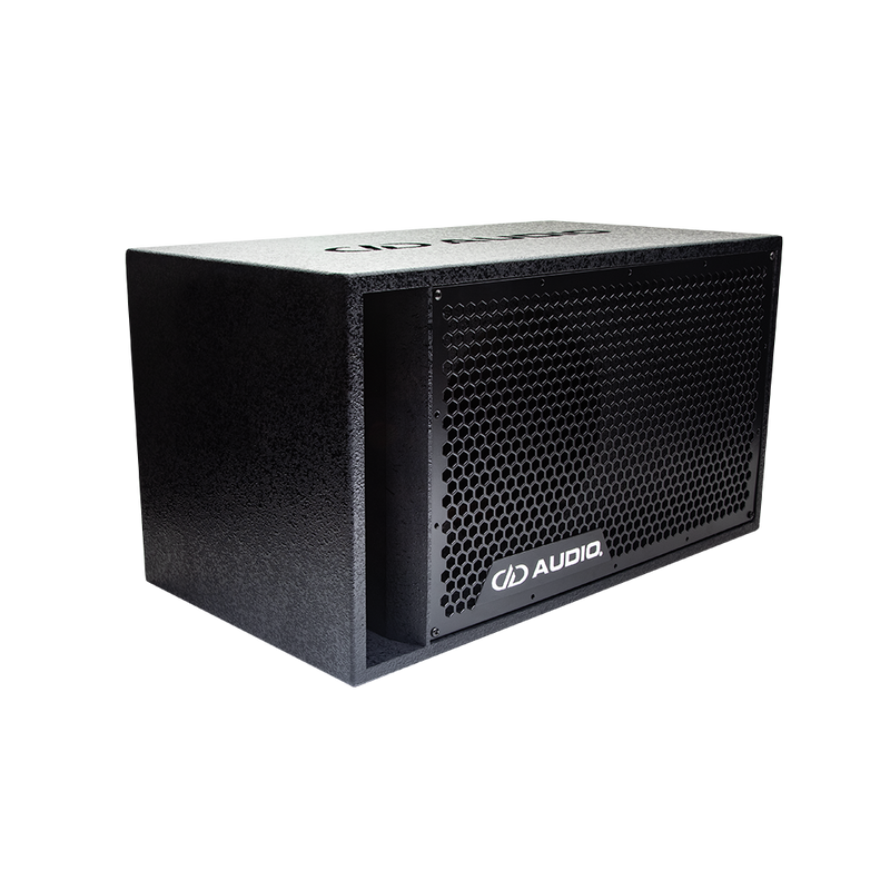 Unloaded Single 10" Coated Enclosure