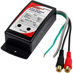 Audiopipe hi/low impedance adapter with audio RCA cables and level setting knob