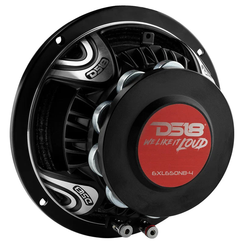 DS18 6XL650NB-4 6.5" 325W RMS Midrange Speaker 4-Ohm (Single)