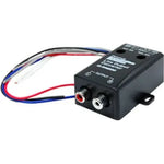 Audiopipe IS-RM200 hi/low impedance adapter with remote turn-on, black box and RCA ports