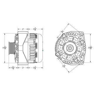 Mechman E Series 400 Amp Billet 96-04 GM Truck