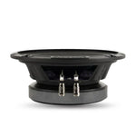 Black 6.5 in woofer viewed from side with dual spring terminals