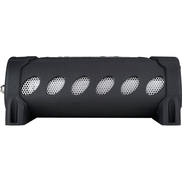 Audiopipe 6 Farad power capacitor with rear cooling holes array