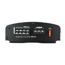Audiopipe APCLE-1004 car amplifier rear panel with terminals and power/remote controls