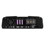 Audiopipe monoblock class D amplifier, underside panel with fuse and wiring terminals