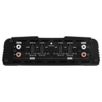 Audiopipe APLX-2200.4 rear control panel with gain and crossover adjustments