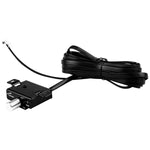 Audiopipe remote cable and power lead with inline connector, black wiring harness