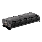 Audiopipe 4-channel car amplifier with front cooling vents and mounting bracket
