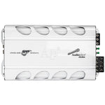 Audiopipe APMRQ-4095 mini design marine amplifier top view with four oval cooling vents