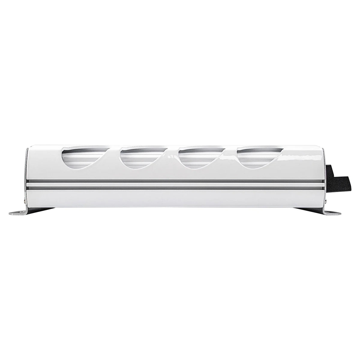 Audiopipe APMRQ-4095 mini design marine amplifier side profile with mounting tabs