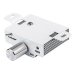 Audiopipe APMRQ-4095 mini design marine amplifier with power and MAX knob, silver grill