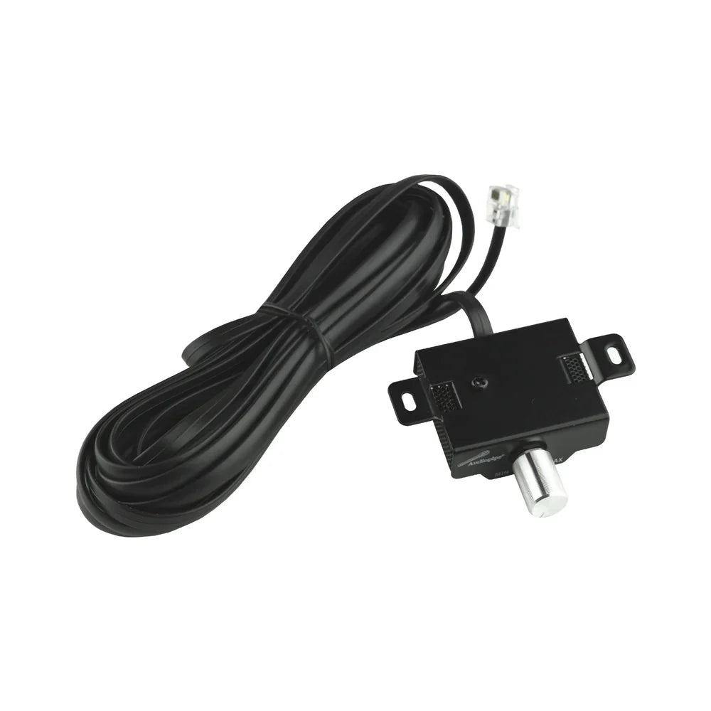 Black power cable with inline fuse and metal terminal connector