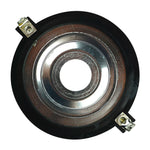 Replacement speaker voice coil with black frame, metal ring, and two screw terminals
