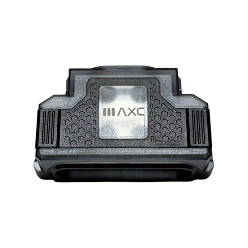 Audio Xtreme Code AC-A2040 distribution block, front view with textured vents and label