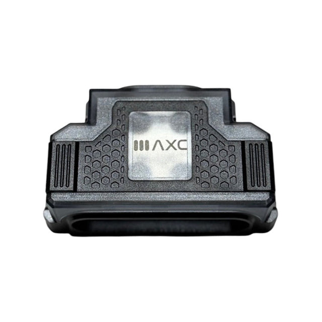 Audio Xtreme Code AC-A2040 distribution block, front view with textured vents and label