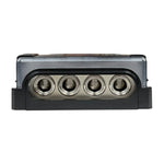 Audio Xtreme Code AC-A2040 distribution block, four circular terminal ports in a row