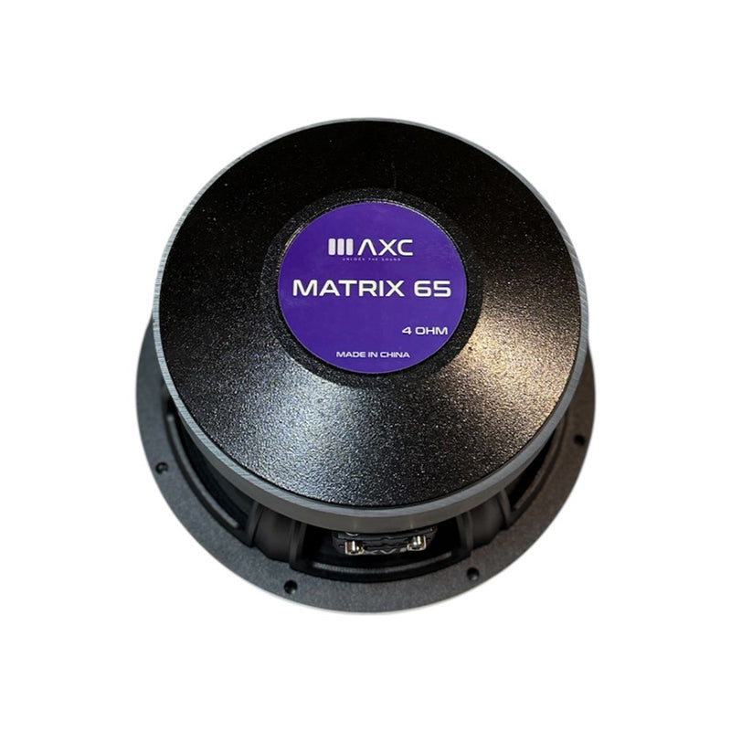 Audio Xtreme MATRIX 65 4 ohm midrange speaker driver, purple label center
