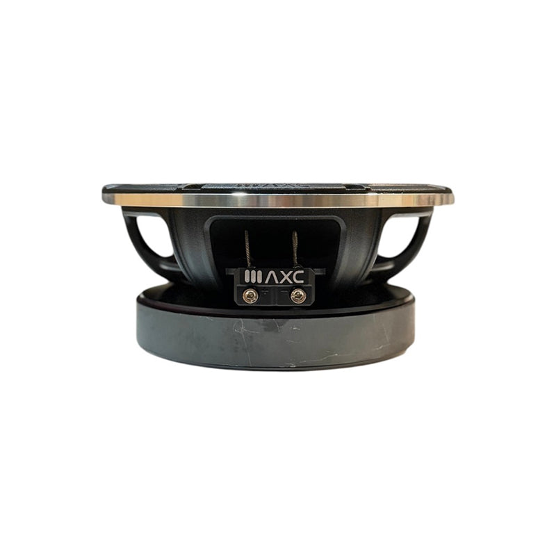 Audio Xtreme 6.5 in midrange speaker driver side view with mounting frame