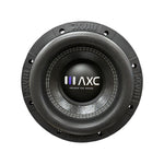 8-inch subwoofer speaker with dark cone and AXC logo center