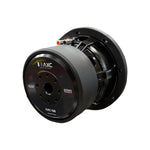 8-inch subwoofer speaker with side housing, wiring terminals, and NXCS-8 label