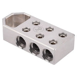 Audiopipe battery terminal bar with top row of threaded holes and central cavity