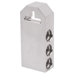 Audiopipe battery terminal with side mounting ports and center cutout opening