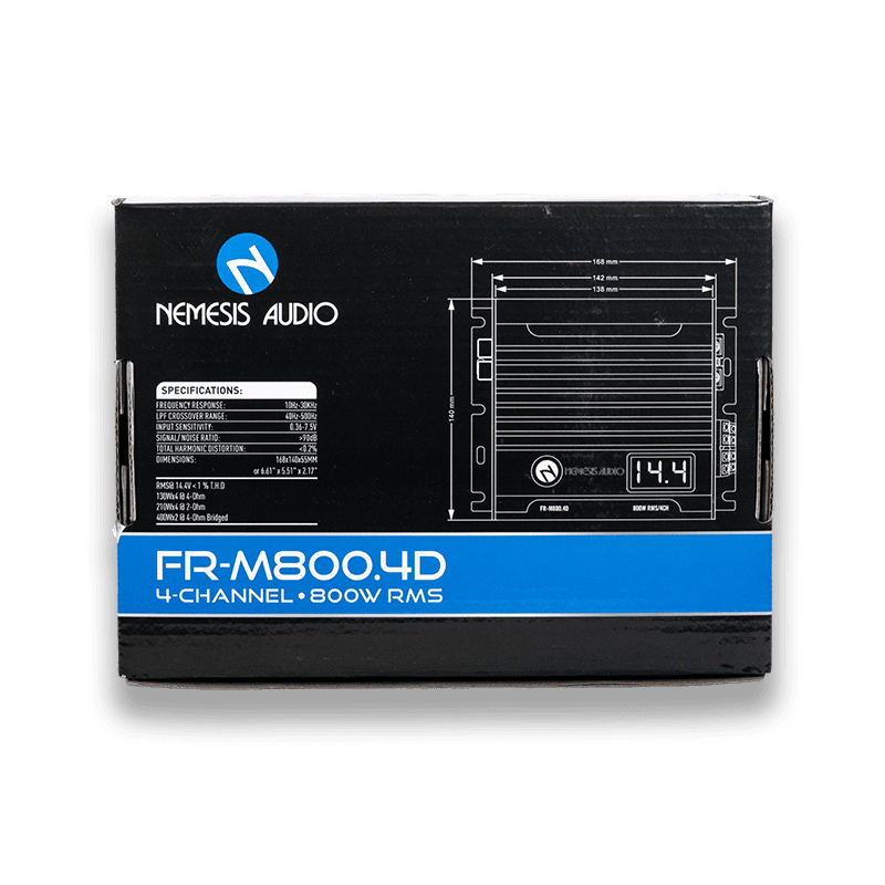 FR-M800.4D 4-Channel Amplifier