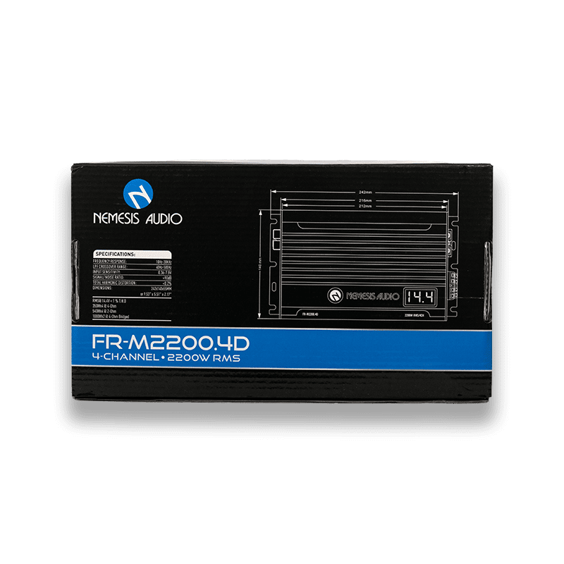 FR-M2200.4D 4-Channel Amplifier