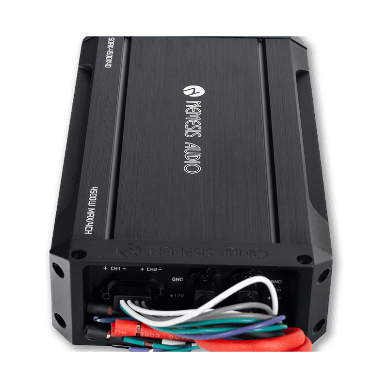 Nemesis Audio SOAK-4500X4D 4500W Max Waterproof 4-CH Marine Amp