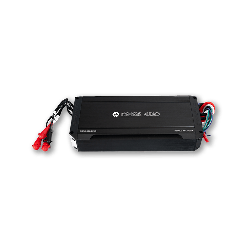 Nemesis Audio SOAK-3800X5D 3800W Max Waterproof 5-CH Marine Amp