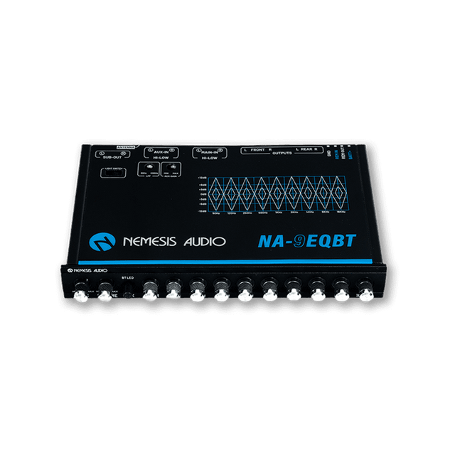 Nemesis Audio NA-9EQBT 9-Band Bluetooth Equalizer w/ 6V Output