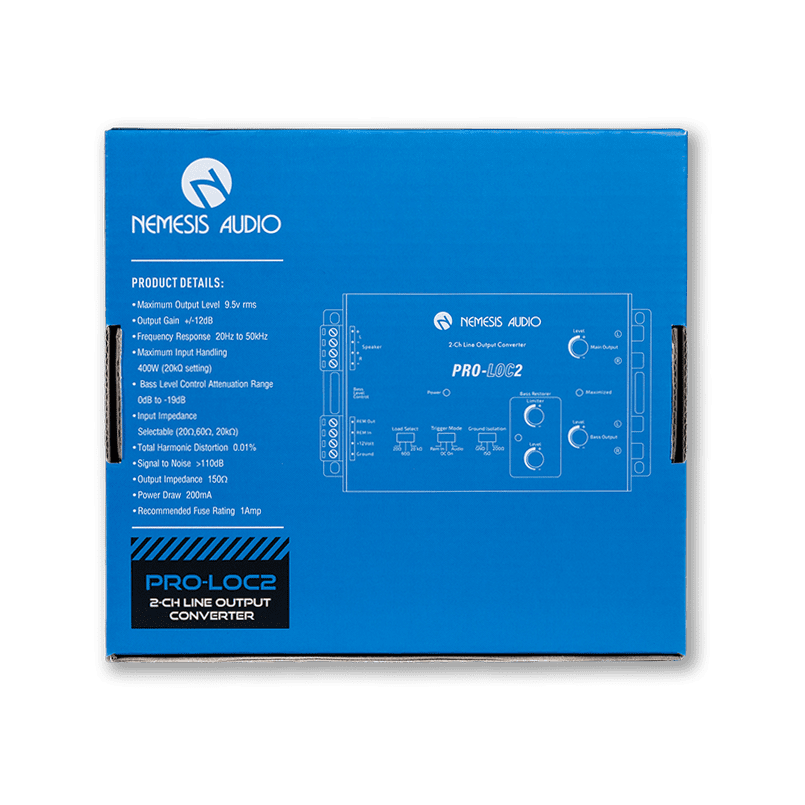 Nemesis Audio PRO-LOC2 2-Channel Line Output Converter