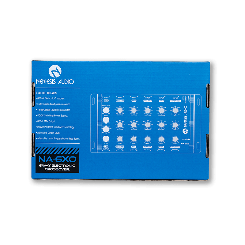 Nemesis Audio NA-6XO 6-Way Electronic Crossover w/ 8V Output