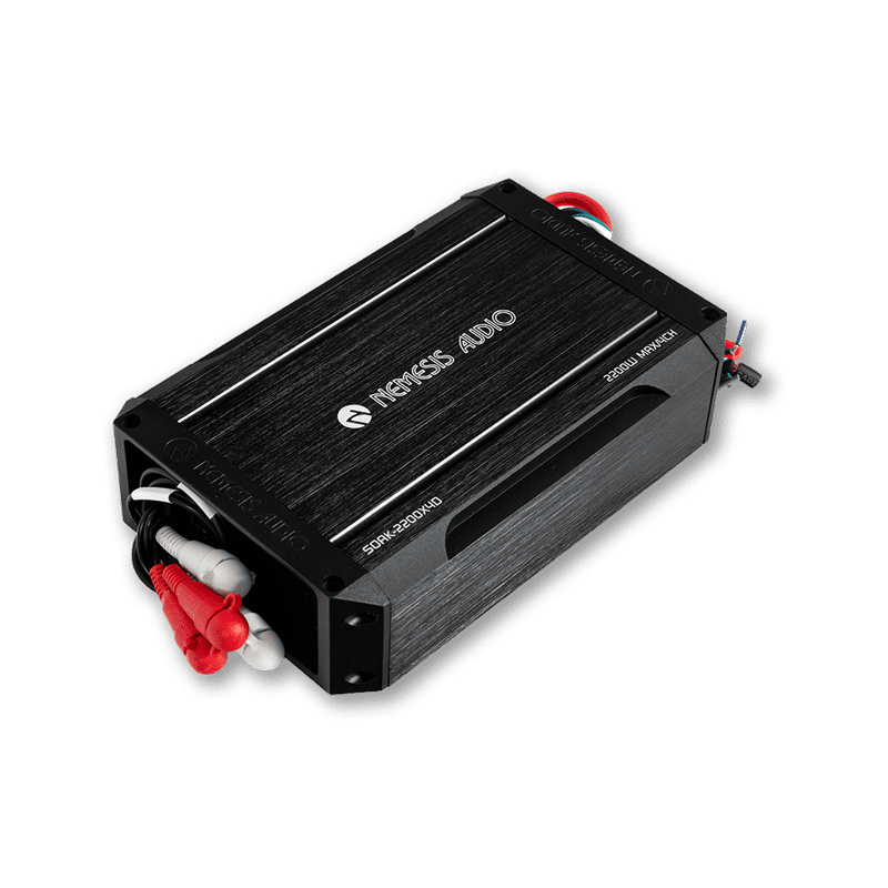 Nemesis Audio SOAK-2200X4D 2200W Max Waterproof 4-CH Marine Amp