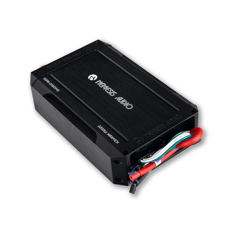 Nemesis Audio SOAK-2200X4D 2200W Max Waterproof 4-CH Marine Amp
