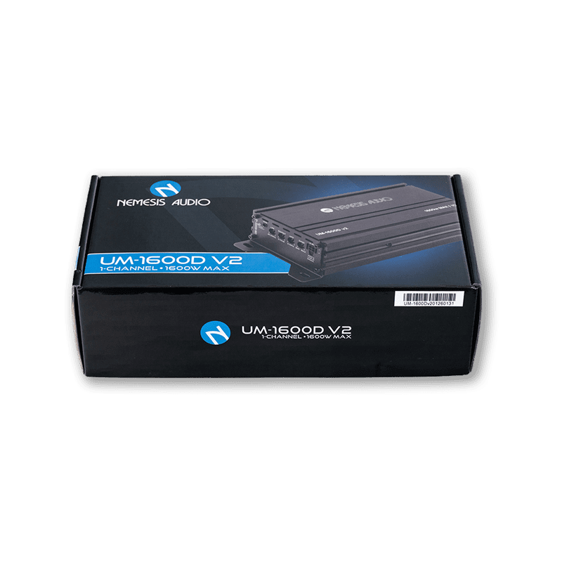 Nemesis Audio UM-1600D V2 800W RMS Slim Monoblock Amplifier