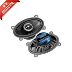 Orion CB462 4x6 2-way coaxial speakers pair, black grilles with mounting tabs